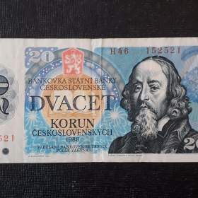 20 Kčs 1988 série H46 152521  / 19457717