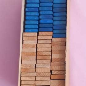 Foto inzerátu Dřevěné domino, staré. Velice zachovalé.