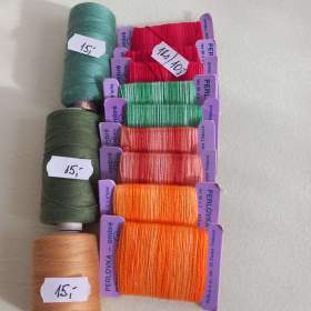 Foto inzerátu Nitě, Kordonet, Perlovka, Připletací bavlna.