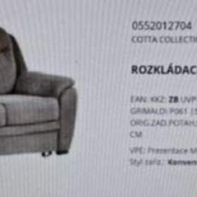Prodám zánovní sedačku, trojsedák, rozkládácí / 19462545