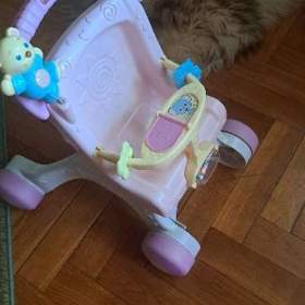 Chodítko -  kočárek Fisher Price pro děti růžové / 19462603