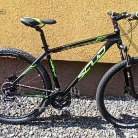 Fotka k inzerátu Scud PARUS horské kolo 29 rám 19 černá -  zelená / 15299106