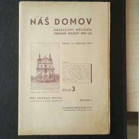 Náš domov -  starý lidový časopis 1941, č. 3  / 19467564