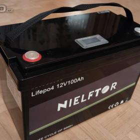 Foto inzerátu Baterie LiFePO4 Nielftor - 100Ah, 12V, BMS - nová 