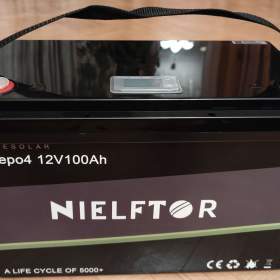 Baterie LiFePO4 Nielftor -  100Ah, 12V, BMS -  nová  / 19470490