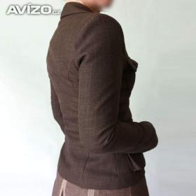 Foto inzerátu Hnedé sako s nakládanými kapsami Orsay vel.XXS-32