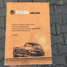 Foto inzerátu Seznam náhr. dílů ŠKODA 440 - 445 (1958)