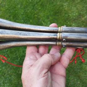 Stará trubka, značená, celková délka 43cm! / 19476350