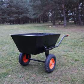 Prodám nový vozík na krmení sklopný malovaný nosnost 300kg / 19477234
