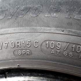 Foto inzerátu 2ks letních zátěž. pneu 215/70 R15C Michelin