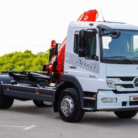MERCEDES ATEGO 1622 NOVÝ HÁKOVÝ NOSIČ KONTEJNERŮ + HYDRAULICKÁ RUKA EURO5 / 19480280