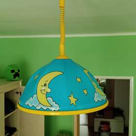 Dětský lustr a magnetická tabule / 19483808