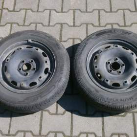 2xObuté letní kola na ŠKODA FABIA 1 BARUM 165/70 R14 vzorek je:  2x 6,2MM / 19484474