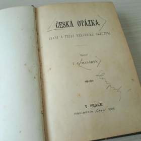  Česká otázka, Naše nynější krise (T. G. Masaryk) 2v1 -  1895 / 19494470