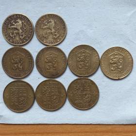 Foto inzerátu Mince 1 Kčs r.1957 - r. 1992.