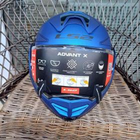 Silniční překlápěcí přilba LS2 ADVANT X Navy Blau / 19499516
