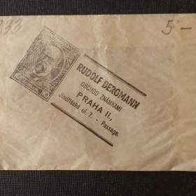 Foto inzerátu Rudolf Bergmann - filatelie - obálka na zboží