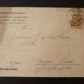  Wien -  Uherský Brod -  obálka 1905  / 19500199