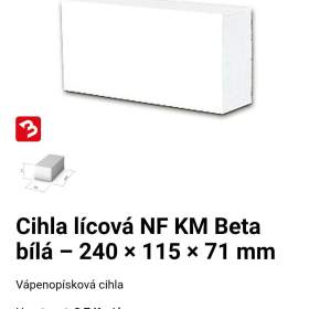 PRODÁM BÍLÉ CIHLY. / 19505325