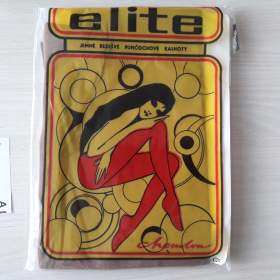 Foto inzerátu  Punčochové kalhoty - silonky Elite Borisa - hnědé, retro 