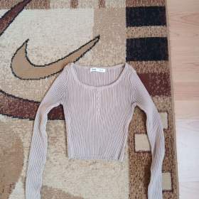 Hnědý cropp top  / 19510118