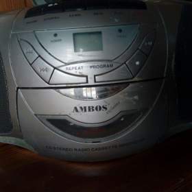 Prodám levně rádio CD cassette přehrávač AMBOS. / 19511136