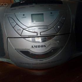Prodám levně rádio CD cassette přehrávač AMBOS. / 19511136