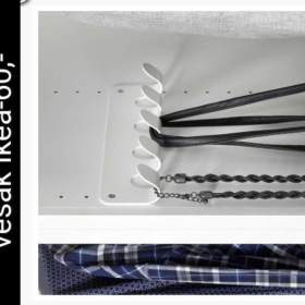 Bílý věšák Ikea  / 19513171