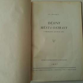 Dějiny města Ostravy (Al. Adamus) 1927  / 19513189
