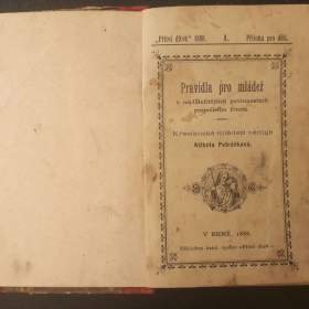  Pravidla pro mládež (Alžběta Petržílková) -  1888  / 19513190