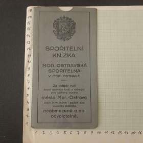 Fotka k inzerátu Moravsko- Ostravská spořitelna -  pouzdro na spořitelní knížku / 19579308