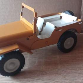 Jeep Willys retro model na setrvačník / 19513277