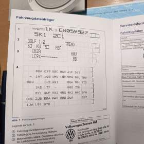 Foto inzerátu VOLKSWAGEN Golf Vl 1,2TSI Trendline 