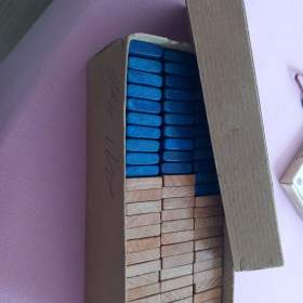 Foto inzerátu Dřevěné staré domino, jako nové.