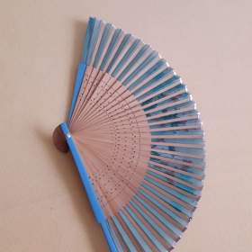 Foto inzerátu Starý vějíř,  z pergamenu a ručně malovaný - SLEVA.