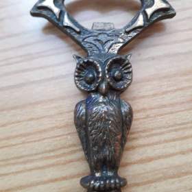 Foto inzerátu  Otvírák z bronzu s vývrtkou na lahve - Zlevněno