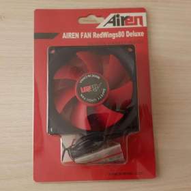  Airen Fan -  tichý větrák k PC -  Red Wings 80 Deluxe 80x80 mm  / 19513813