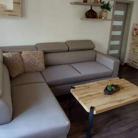 Fotka k inzerátu Rozkládací sedací souprava, konfer. stůl / 15790597