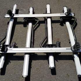 Střešní nosič Thule WingBar + držáky kola Thule ProRide 591 (4ks) / 19521701