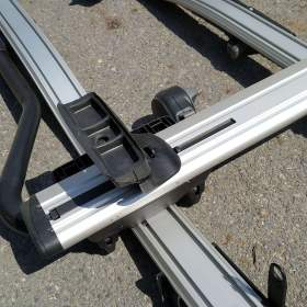 Foto inzerátu Střešní nosič Thule WingBar + držáky kola Thule ProRide 591 (4ks)