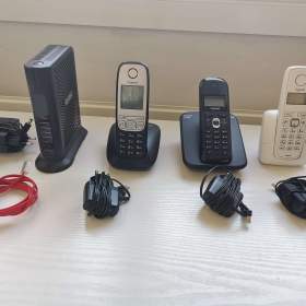 Prodám bezdrátové telefony + routr / 19524738