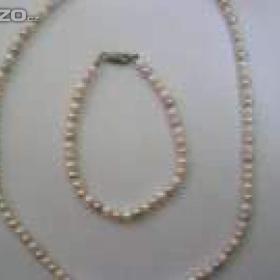 Fotka k inzerátu perlový náhrdelník a náramek -  nádherný dárek nové zboží / 19278669