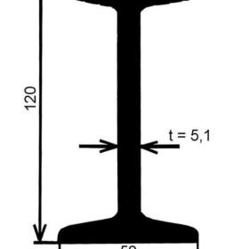 Fotka k inzerátu Nosník I 120 -  2,1 m / 19189492