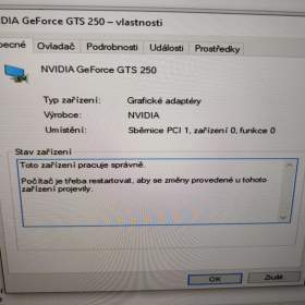Foto inzerátu GeForce GTS 250