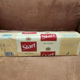 Retro kartón cigaret ŽLUTÉ START, kolek 50 Kč / 19532376