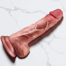 Realistické Měkké Dildo s Přísavkou vel. M 16 cm / 19534203