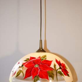 Foto inzerátu Malovaný lustr Vánoční hvězda 35-nový