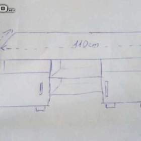 Foto inzerátu TV stolek s úložným prostorem