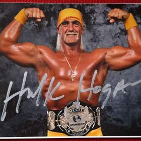 Originál autog. Hulk Hogan *11. Srpna 1953 -  †24. Července 2025  / 19536347