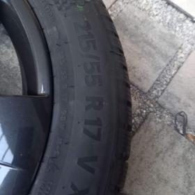 Foto inzerátu Š.Superb III, VW Passat B8- NOVÝ zimní ALU komplet 215/55R17 Continental